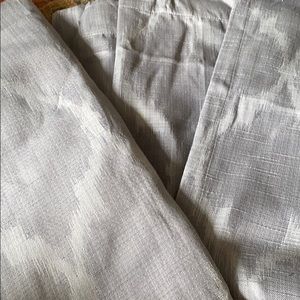 84” Like New Ikat Style Curtains